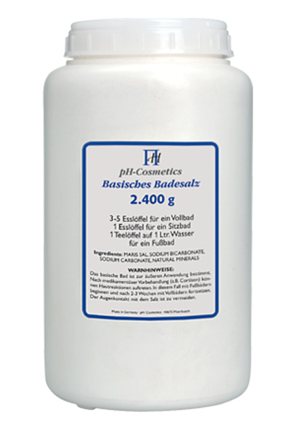 Basisches Badesalz 2400 g Dose pH 8,5-9