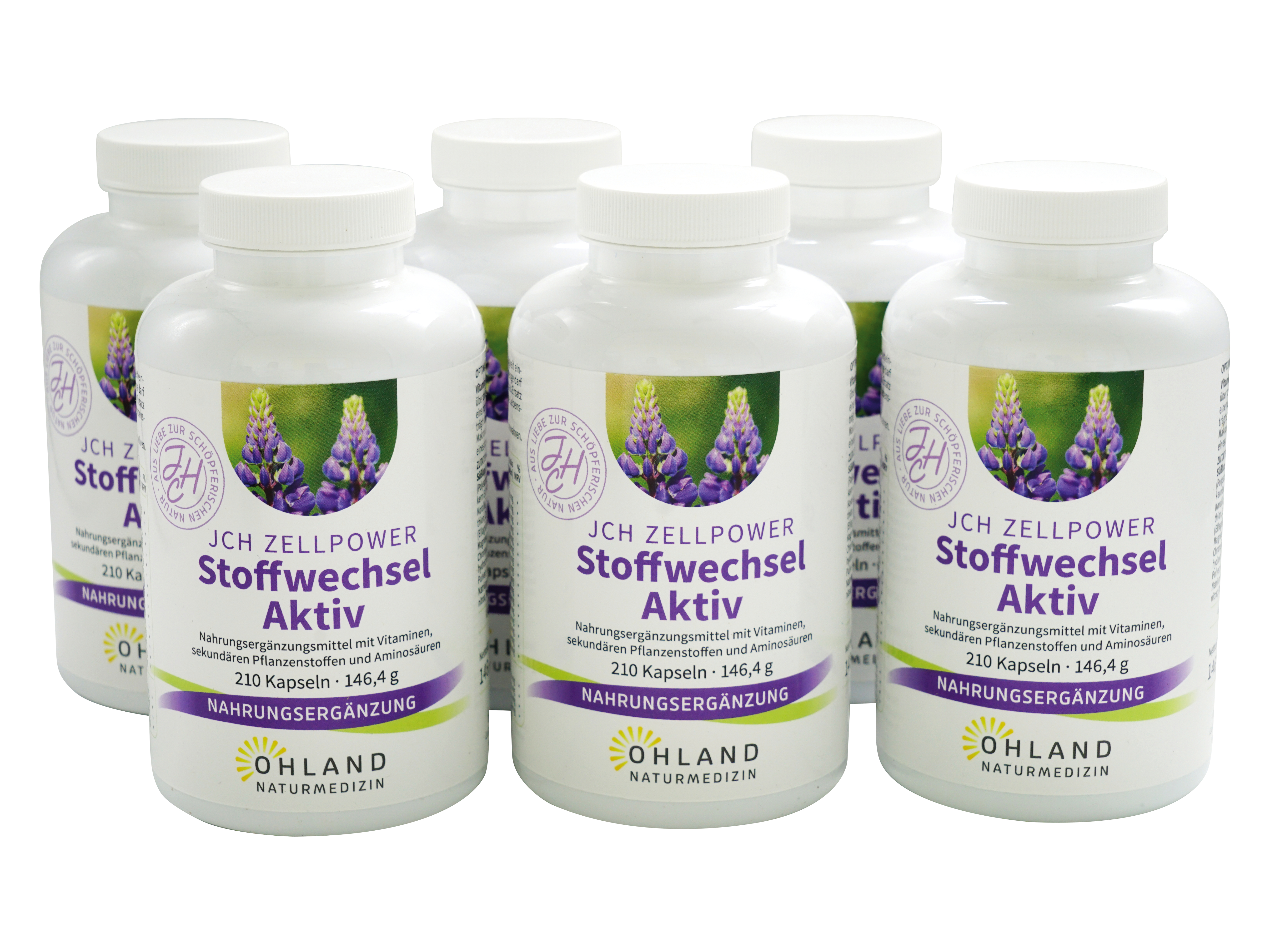 Produktfoto: Vorteilspaket 6 x JCH Zellpower Stoffwechsel aktiv